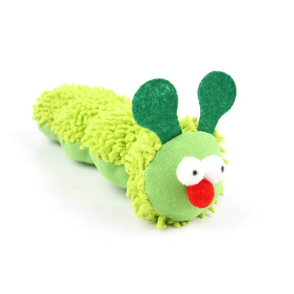 Cat Chew Toys Caterpillar Catnip Molar Toy Silvervine Cat Teaser Interaction Toy Clean Mouth Kitten Toy Pet Supplies Accessories J2511081