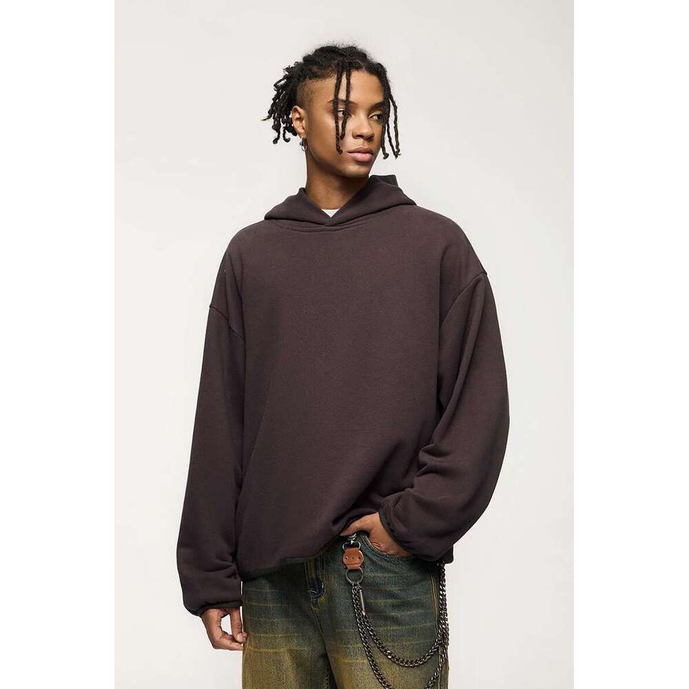 Premium Cozy Hoodies Unisex 365Gsm Minimalist Velevt Hooded Sweatshirts