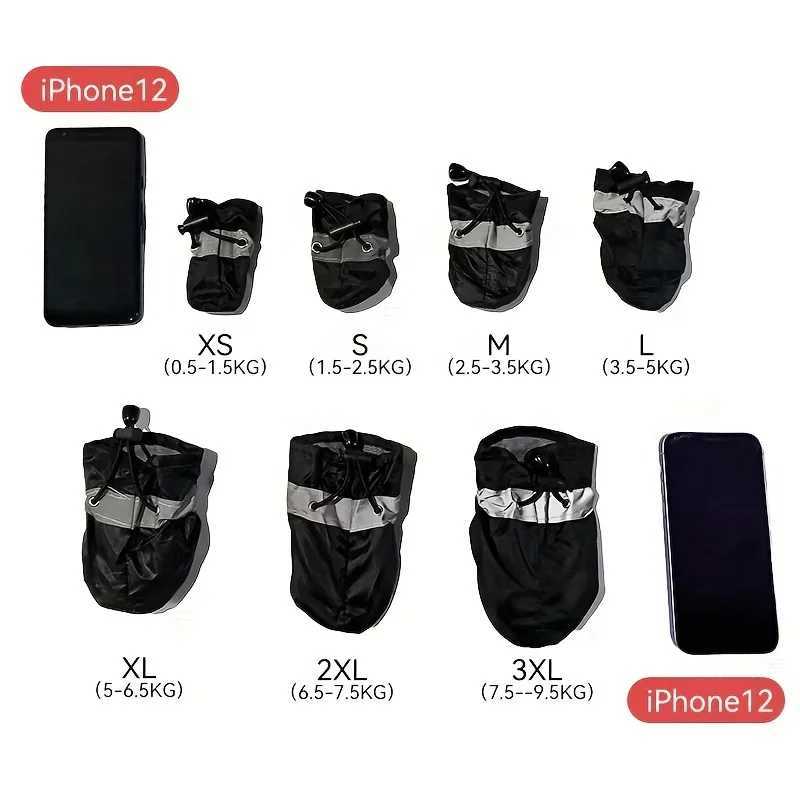 New Arrival 4 waterproof puppy shoes - protect your pets paws and keep them dry outdoor rain boots for dogs Z250410