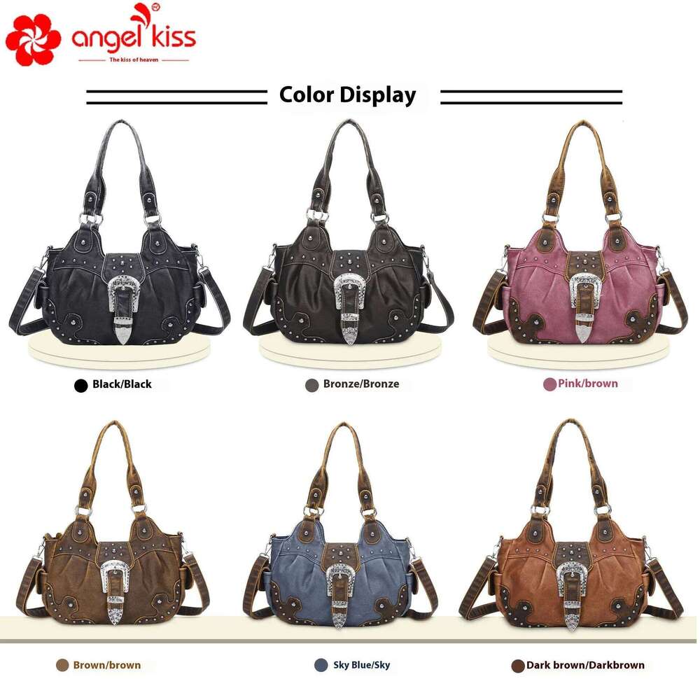 Designer Bags Designer Bags Angelkiss Women Handbag Satchel Top-Handle Bag PU Dumpling Multi-Pockets Shoulder Bags Phone Money Pack Hot Selling Hot Se