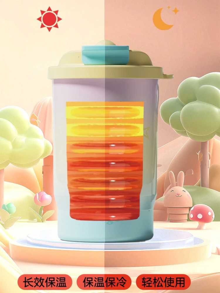 Fashionable cup 500ml Thermo Cafe Coffee g Cold and Hot Ceramic Liner Car Thermos Bottle Leak-proof Travel Thermo Cup for Tea Water Coffee Y251110