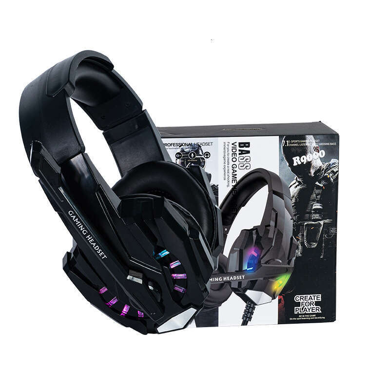Famous Brand G Computer Headset With Light Wired Live Streaming Over Ear Gaming Headphones