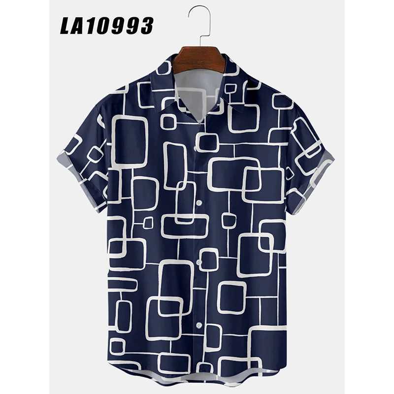 2024 Creative Panda Printed Short sleeved Mens Shirt Summer Hawaii Beach Retro Spring Stay X250410