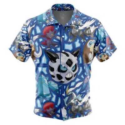 Holiday Getup Luigi Bros Button Up Hawaiian Shirt Mens Japanese Casual Shirt Summer Parenting CHIldrens Clothing X250410