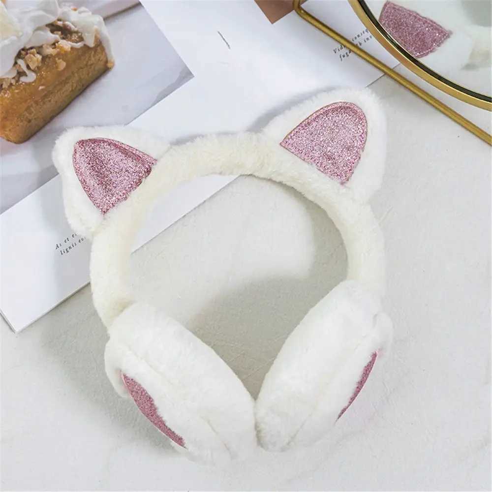 Sweet Love Cat Ear Earmuffs Keep Warm Soft Furry Ear Warmers Ear Muffs Outdoor Winter Ear Covers Headband Accessories Foldable W251110