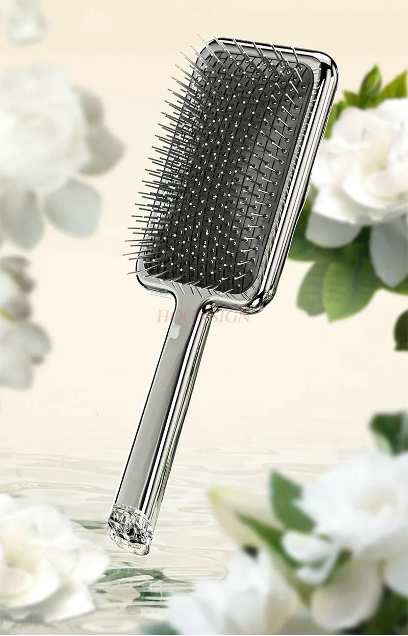 Upscale Style Massage Comb Fine Air Cushion Comb Large Comb Electroplated Crafted Gift Styling Tools 251107