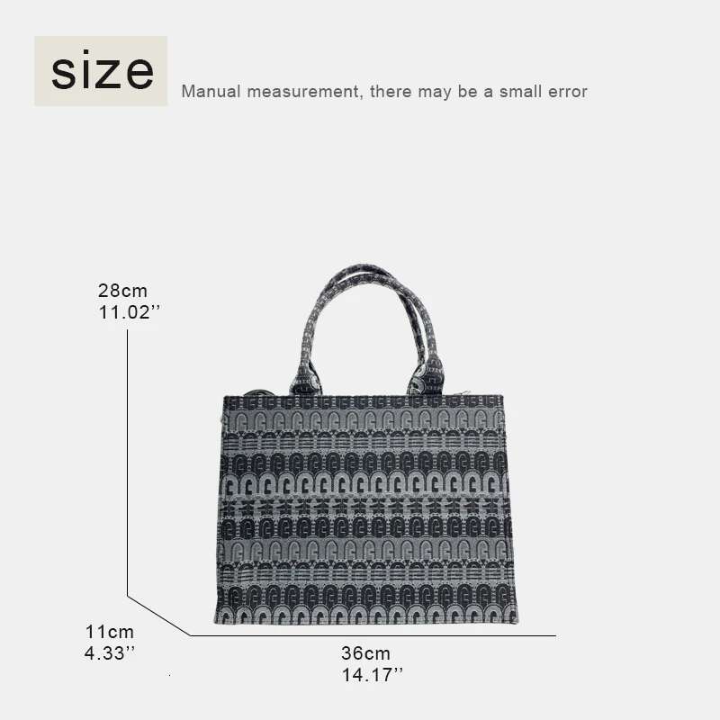 Spring Versatile Tote For Women Designer Handbags And Purse 2023 New Canvas Letter Pattern High Quality Shoulder Bag