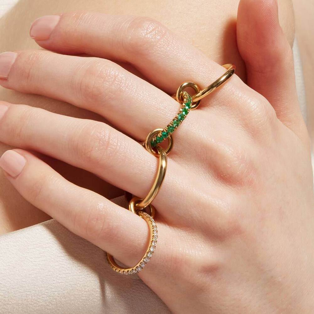New design Multi Piece Stacking Eternity Band For Women Party Engagement Full Finger Ring fashion Jewelry