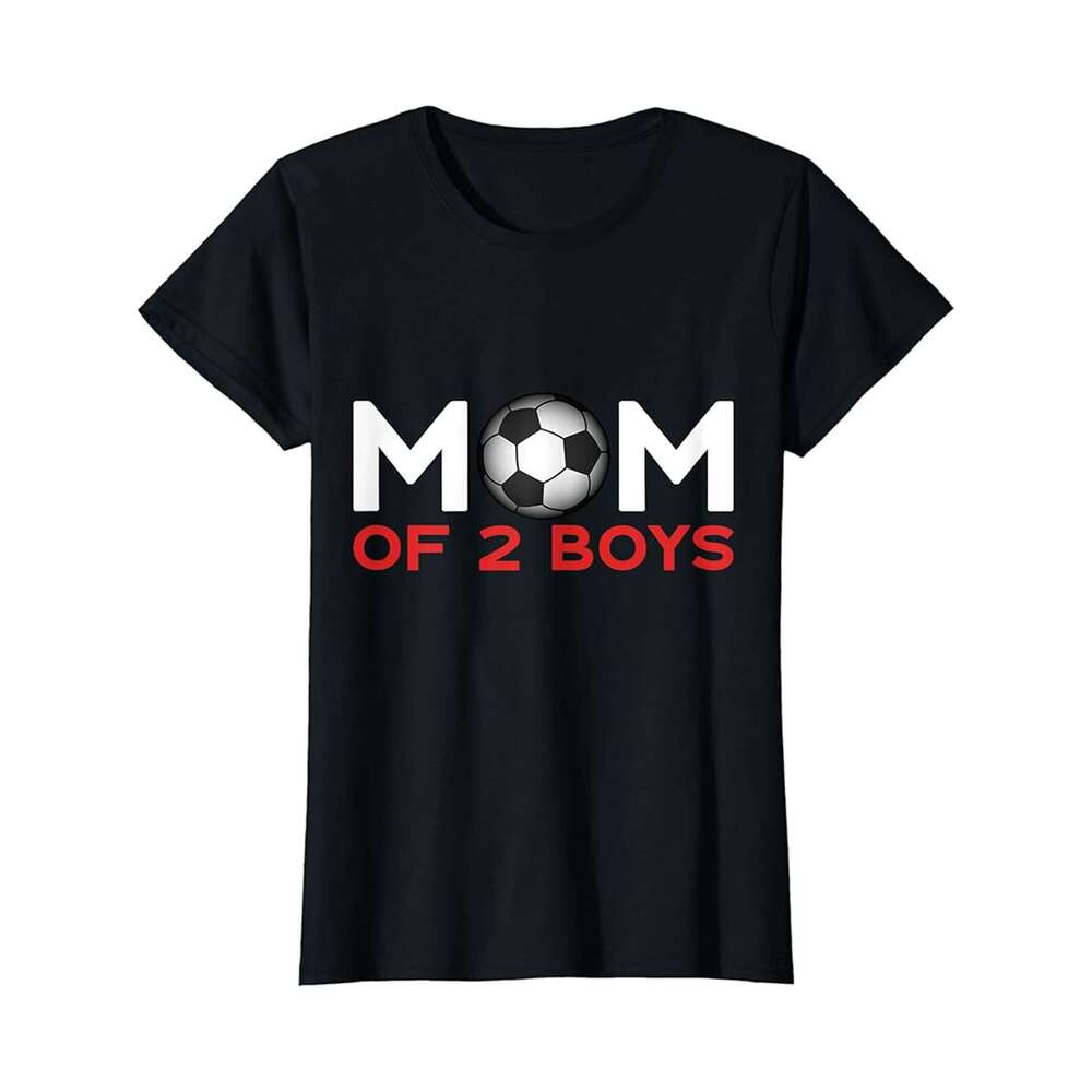 Designer T shirt Mom Of 2 Boys Cute Mama Mommy Happy Mothers Day Boy Mom - 220g T shits