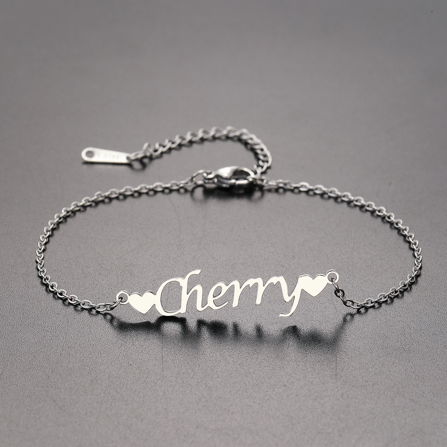 1 piece custom stainless steel custom name jewelry custom letter female pendant necklace 250408