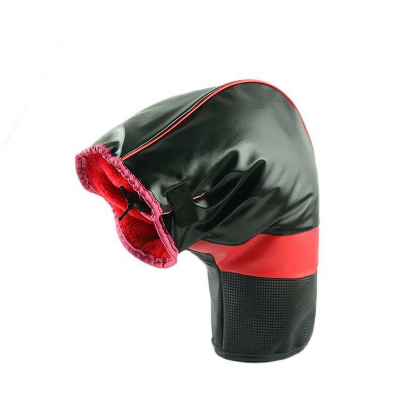 1Pair Motorcycle Handlebar Cover Winter Battery Bike Windshield Gloves Windproof Warm Handle Thickened Reflective Strip S25118{category}