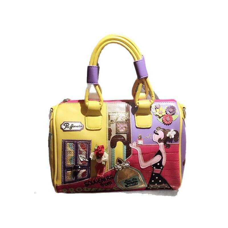 Handbags Crossbody 2025 New European and American PU Women's Creative Boston Bags