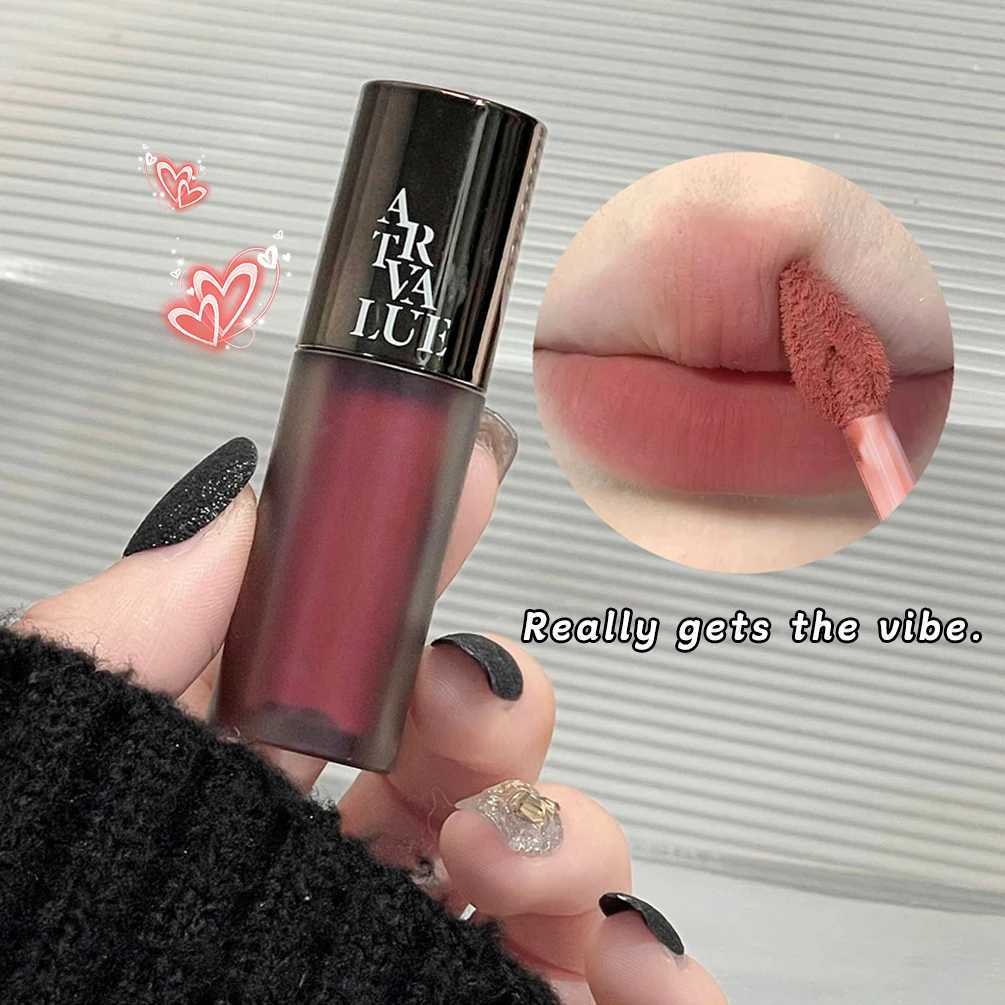 6 Colors Velvet Matte Lip Mud Liquid Lipstick Waterproof Nude Lip Gloss Long Lasting Non-stick Cup Sexy Women Lip Glaze CosmeticT251110