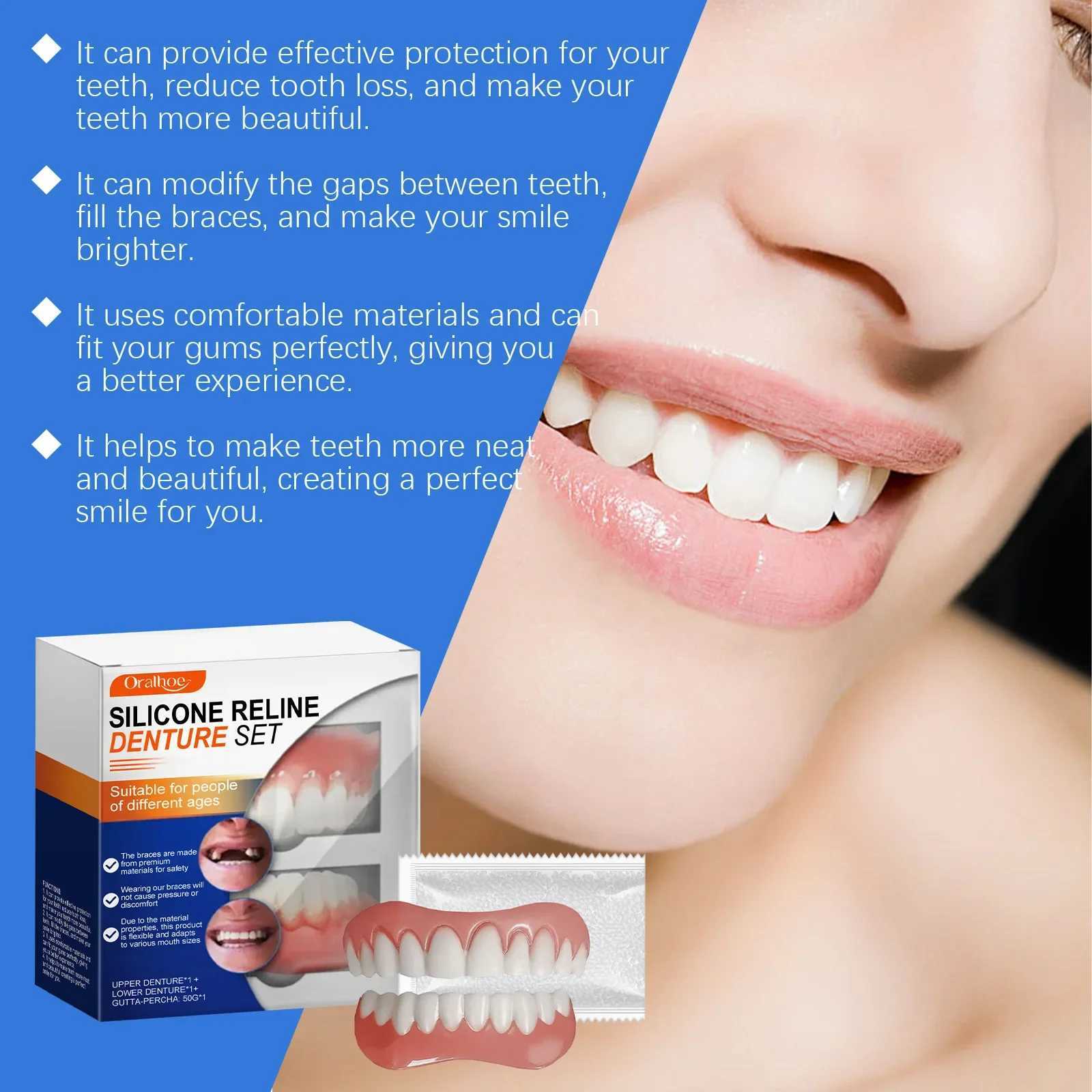 New Arrival Orthodontic set wearing dentures personalized adjustment instant beauty suitable for various oral beauty and health Z250410
