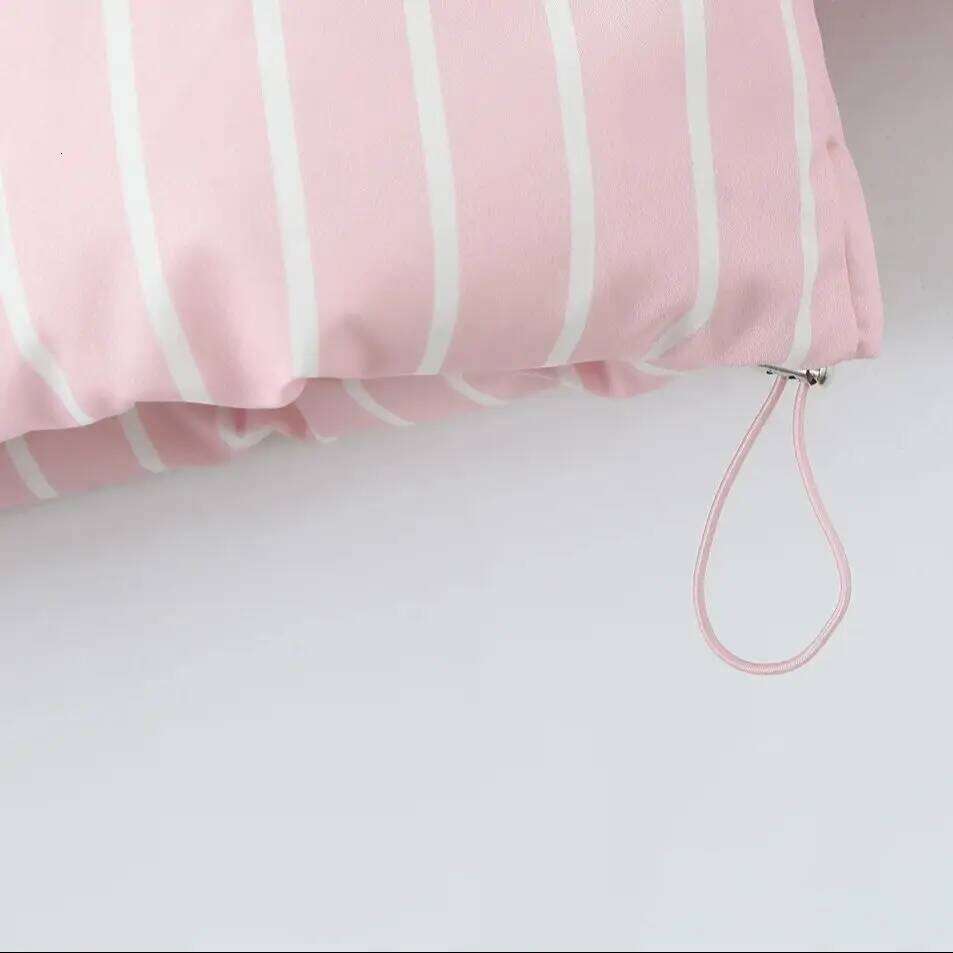 New Winter Fashion Women Pink Stripes Zip Up Bread Parka Coat For Woman Removable Hat Hooded Long Sleeve Outerwear