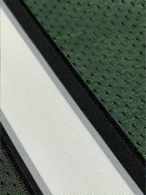 2025 new Casual Green Embroidered Rugby Jersey Men's 1 V-Neck Polyester Oversized Loose Fit - Perfect for Sports Streetwear Comfortable