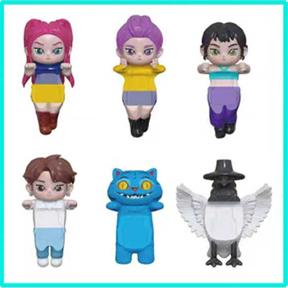 Anime Kpop Demon Hunters Figure Series Blind Box PVC Cartoon Mini Model Toy Doll Desktop Decorative Kids Christmas Surprise Gift Z251110-1