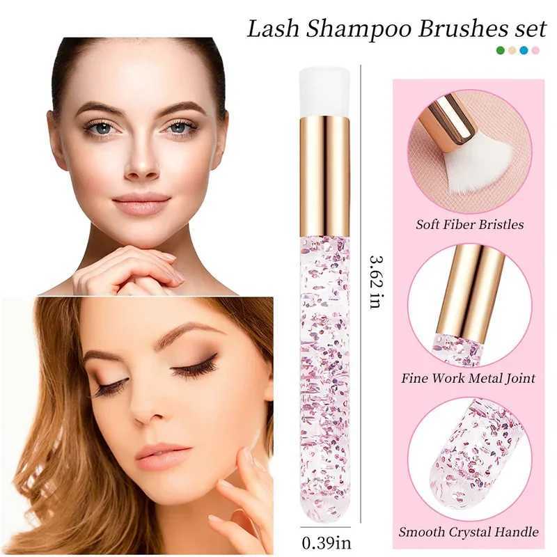 30/50pcs Eyelash Cleaning Brushes for Eyelash Extensions Glitter Lash Shampoo Brushes Nose Pore Cleansing Makeup Tools L251110
