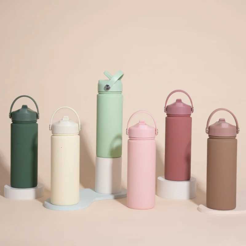 Fashionable cup Insated Water Bottle 500ml Cust Text/ - 304 Steel 24H Cold Off Gym Essentials Y251110