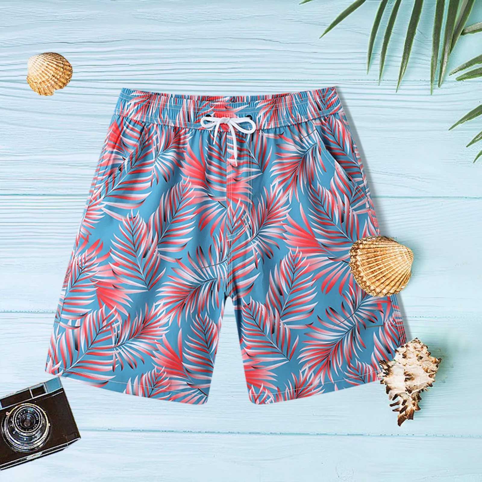 Print Swingant Mens Casual Shorts Surf Sports Trousers Holiday Loose Beach Shorts Summer Quarter Pants Mens Swimming Shorts X250410