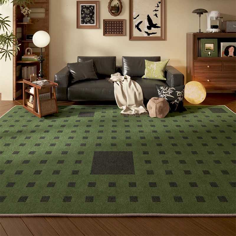 Large Area Rugs for Bedroom French Retro Style Living Room Decoration Carpet Washable Study Floor Mat Anti-slip Bedside Soft Rug Y251110