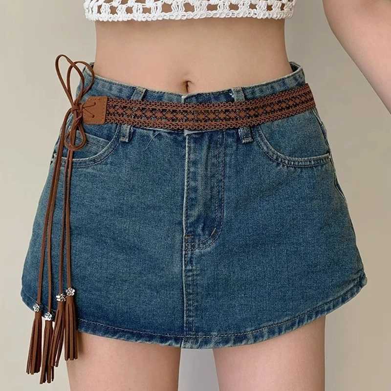 Vintage Bohen long tassel woven belt suitable for women to weave hemp ropes tie belts dresses decorative bands X250410