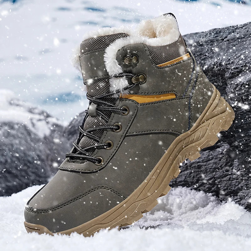 snow boots men winter boots keep warm plush boots hiking boots men casual shoes men mountain snow boots 251107