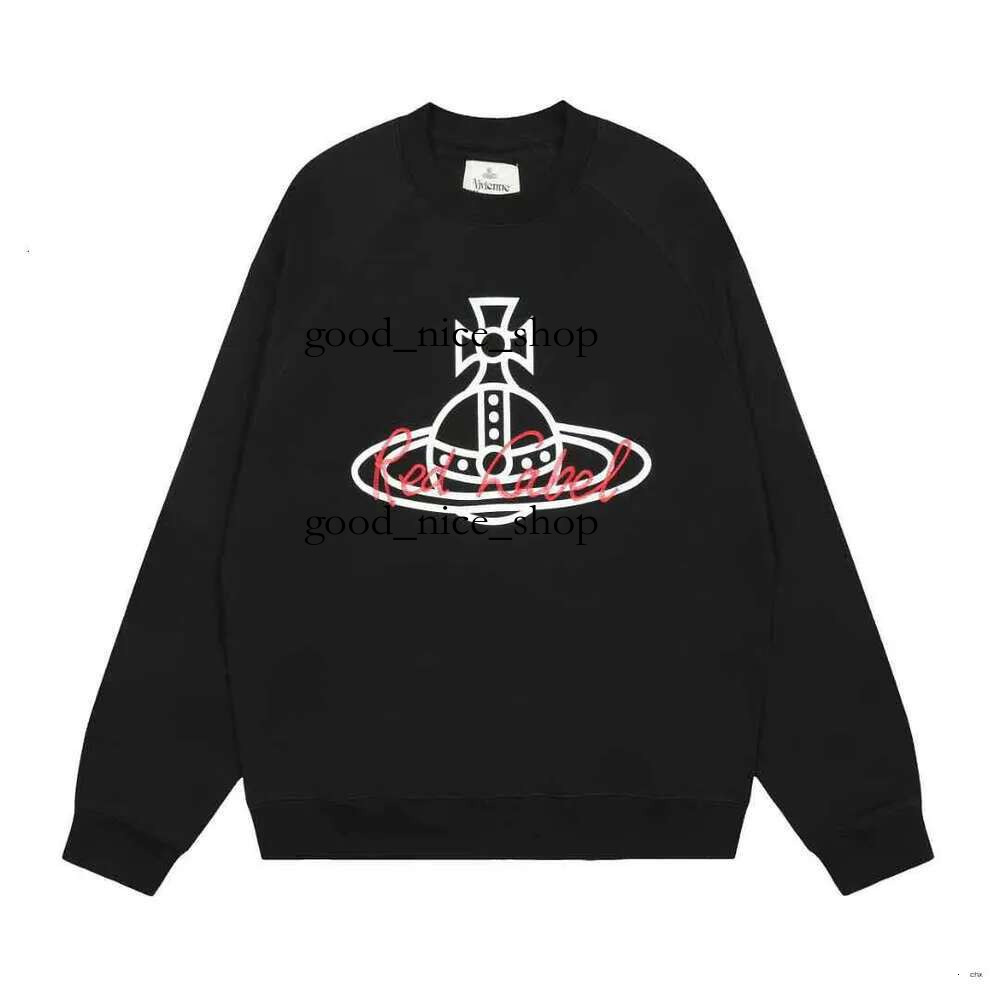 2025 AAA Hot Sales Vivienmes Hoodie Fashion Brand Women Designer Hoodie Sweater Long Sleeve Pullover Hoodie Womens Top Oversize Viviennen West Wood Hooded 605