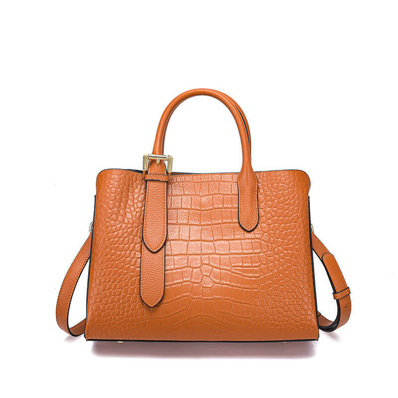 Luxury Bags Designer Niche Genuine Leather Women's Shoulder Bags High-end New Crocodile Pattern Tote Bag Versatile Fashion Cross Body Bag