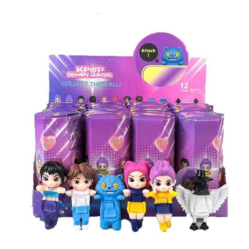 Anime Kpop Demon Hunters Figure Series Blind Box PVC Cartoon Mini Model Toy Doll Desktop Decorative Kids Christmas Surprise Gift Z251110-1