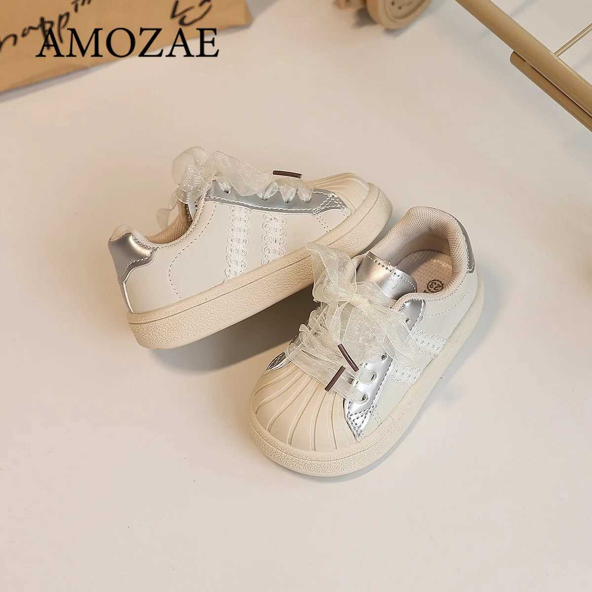 Girls Soft Bottom Anti-Slip Casual Sports Shoes Spring Autumn Style Learning to Walk Shoes Childrens Shell Head Leisure SneakeT251110