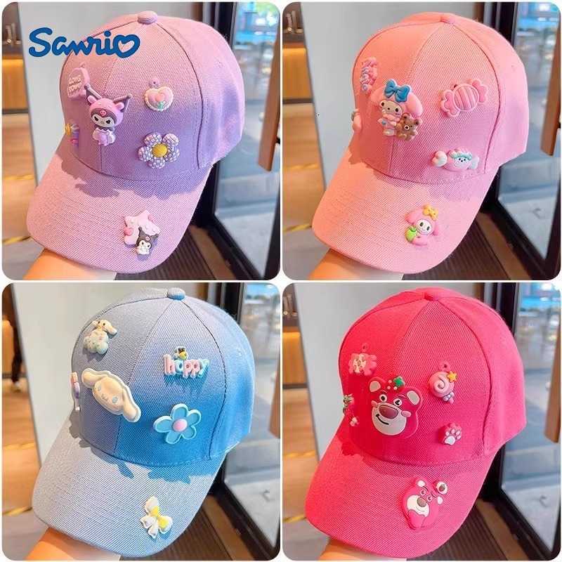 Sanrio 2025 New Childrens Hat Spring and Autumn Baseball Cap Cute Baby Cartoon Duckbill Cap Girls Casual Versatile Hat H251110