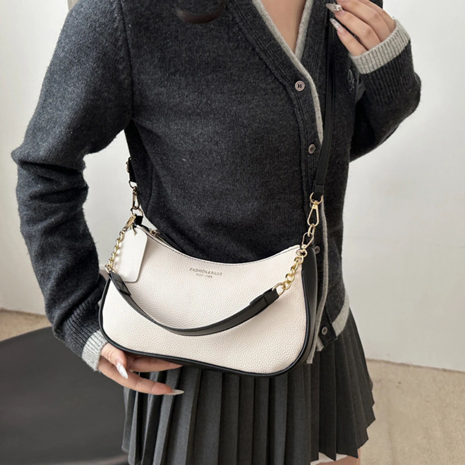 Leather Women Crossbody Bag Small Trendy Casual Daily Shoulder Handbags For Women R251110