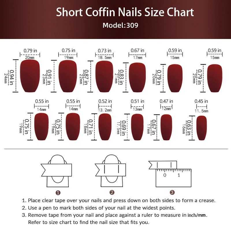 24 Smooth Short Ballet Actors Pressing Nails Pink Gradient Fake Nails Artificial Fingers Ergonomic Fake Nails W250410