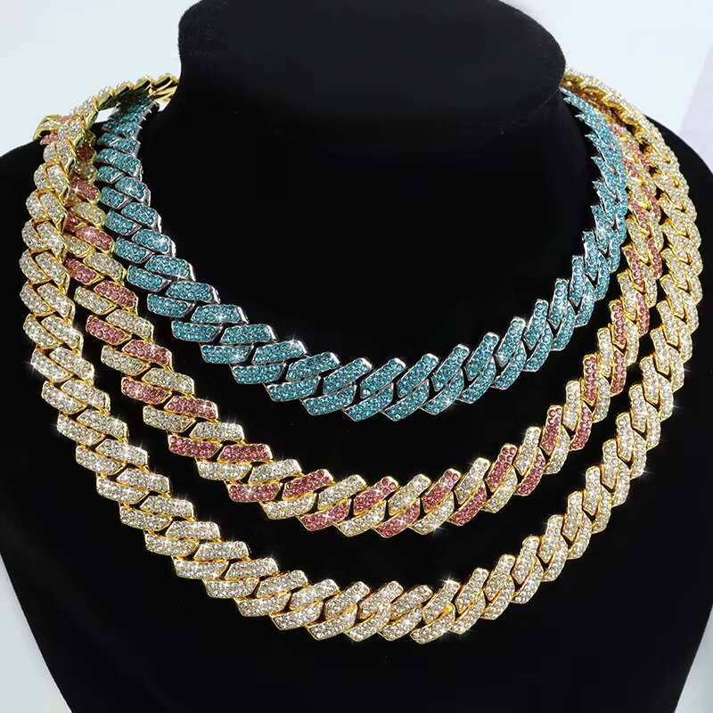 New design angel digital necklace, Cuban chain, stainless steel jewelry, men's and women's fashion