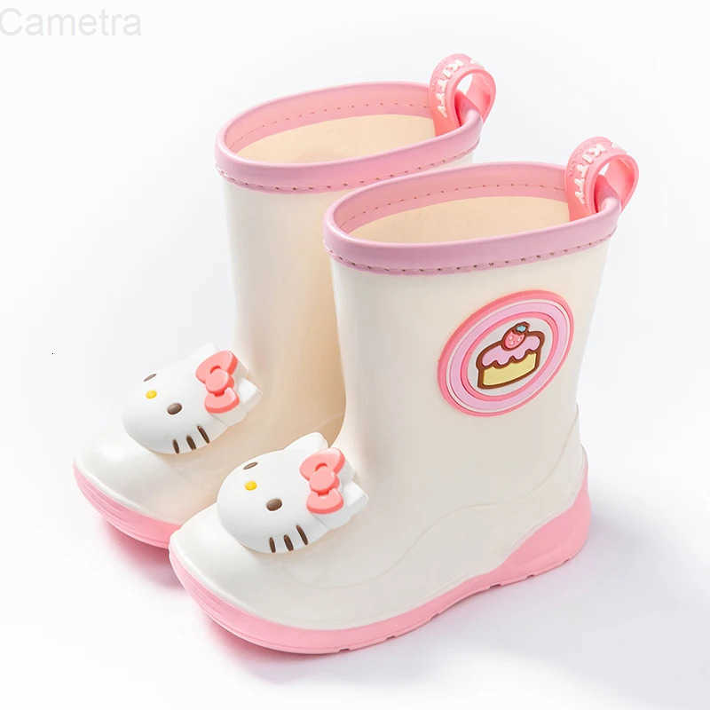 Sanrio HelloKitty Kids Rainboots - Waterproof Rain Boots For Boys And Girls Ideal For Rainy Days Water Play H251110