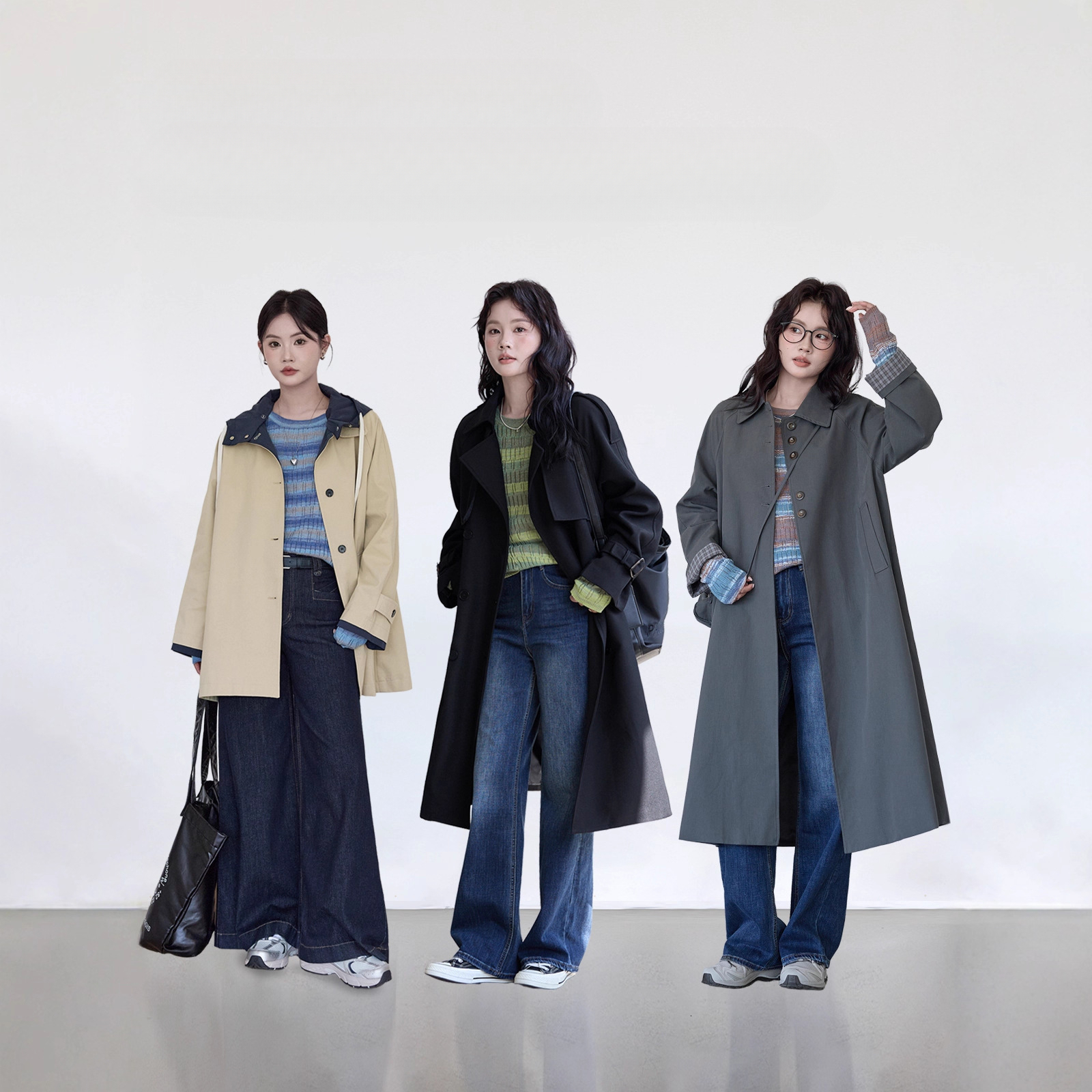 Korean designer striped knitted sweater for women in autumn and winter 2025, new fashionable and versatile, slimming and stylish base shirt and top