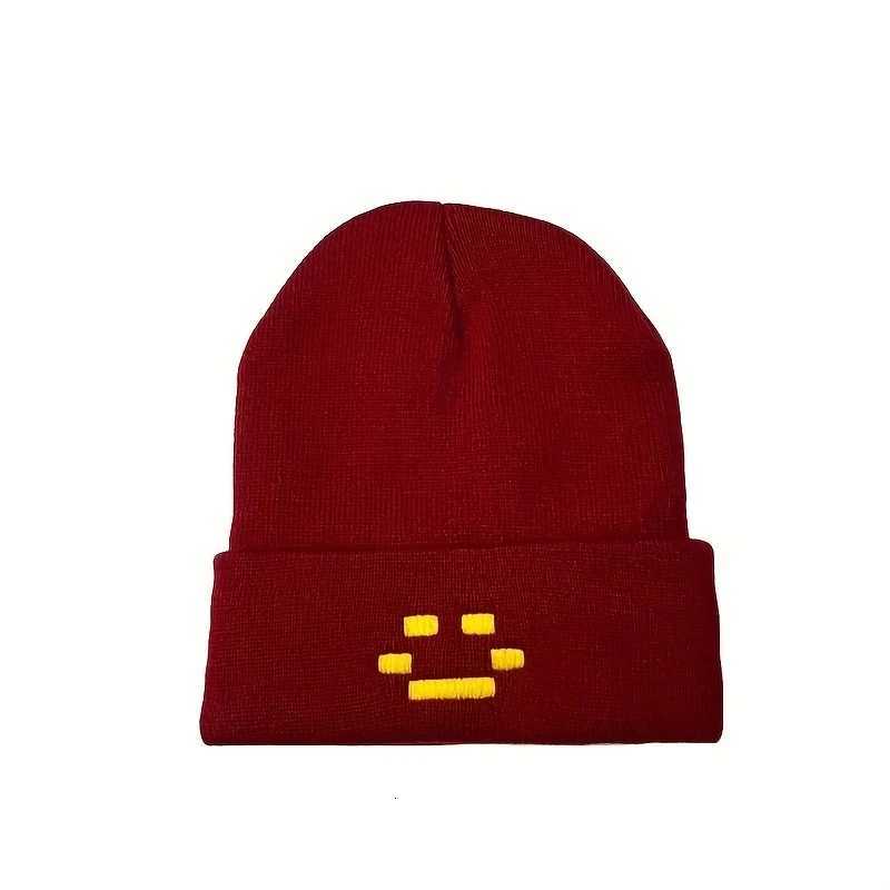 Autumn Winter Women Men Embroidery Knitted Hat Quackity Warm Beanies Hats It Makes You Look CoolXJ251110