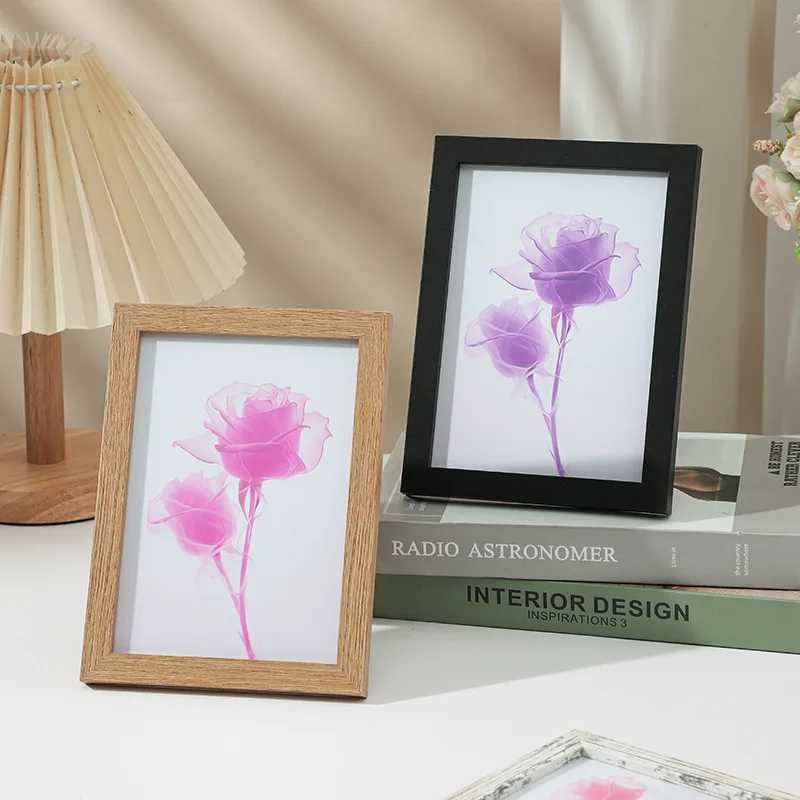 Photo Simple Stylish 1015CM Black ic Style Wall Mounted Decorate For Friends Family Picture Frame Display Home Decor L251110 H260306