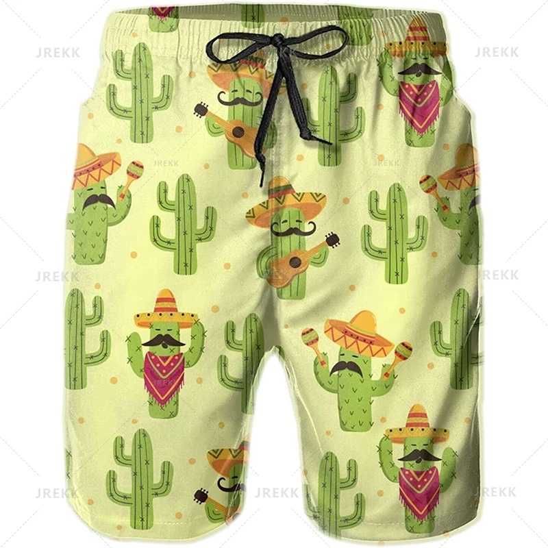 Summer Kawaii 3D Cute Animal Printed Beach Shorts for Women Fun Street Clothing Board Shorts for Men Cute Style Graphic Swimming RodW250410