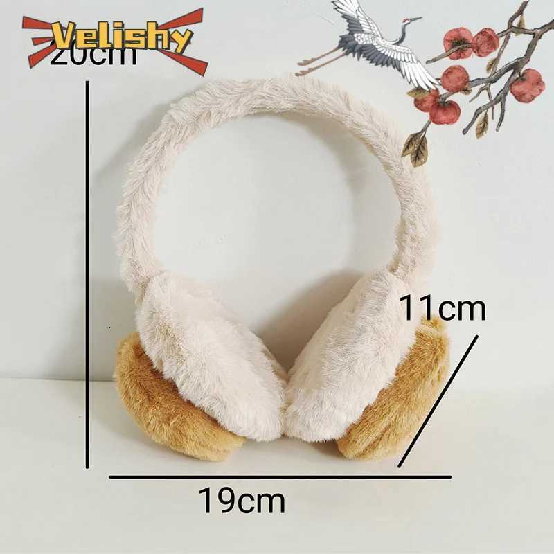 Cute Capybara Plush Warmer Earmuffs Earflap For Women Men Child Winter Warm Ear Cover Outdoor Cold Protection Cycling Ear-Muffs W251110