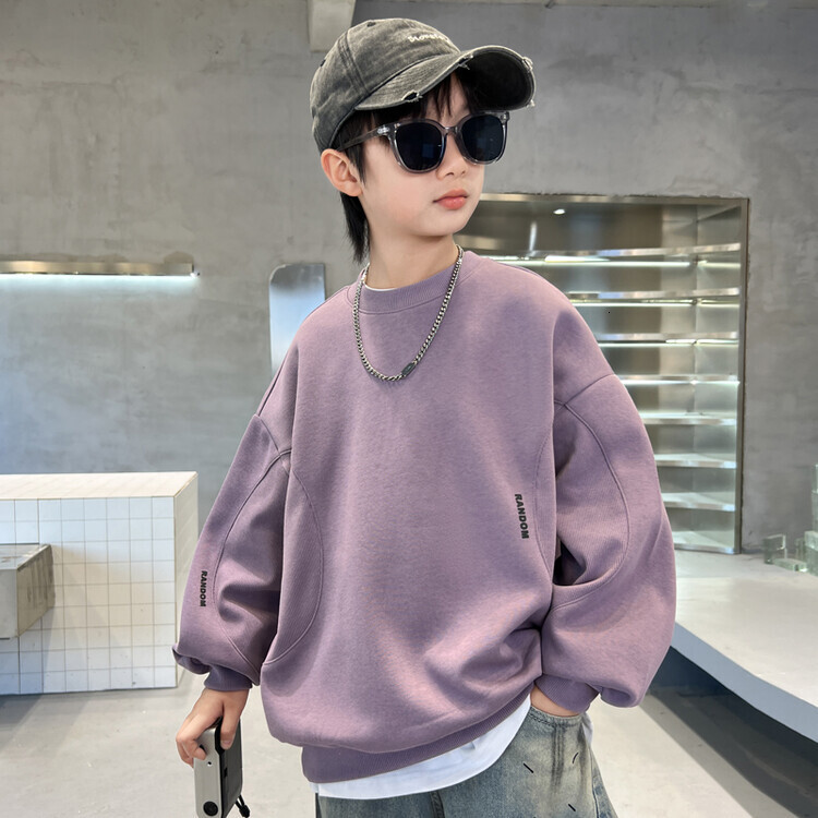 GS- Ddmyshoesvip Boys Hoodie New Item Mid Size Boys And Autumn Styles Handsome Loose Top Trendy Children S Clothing Spring