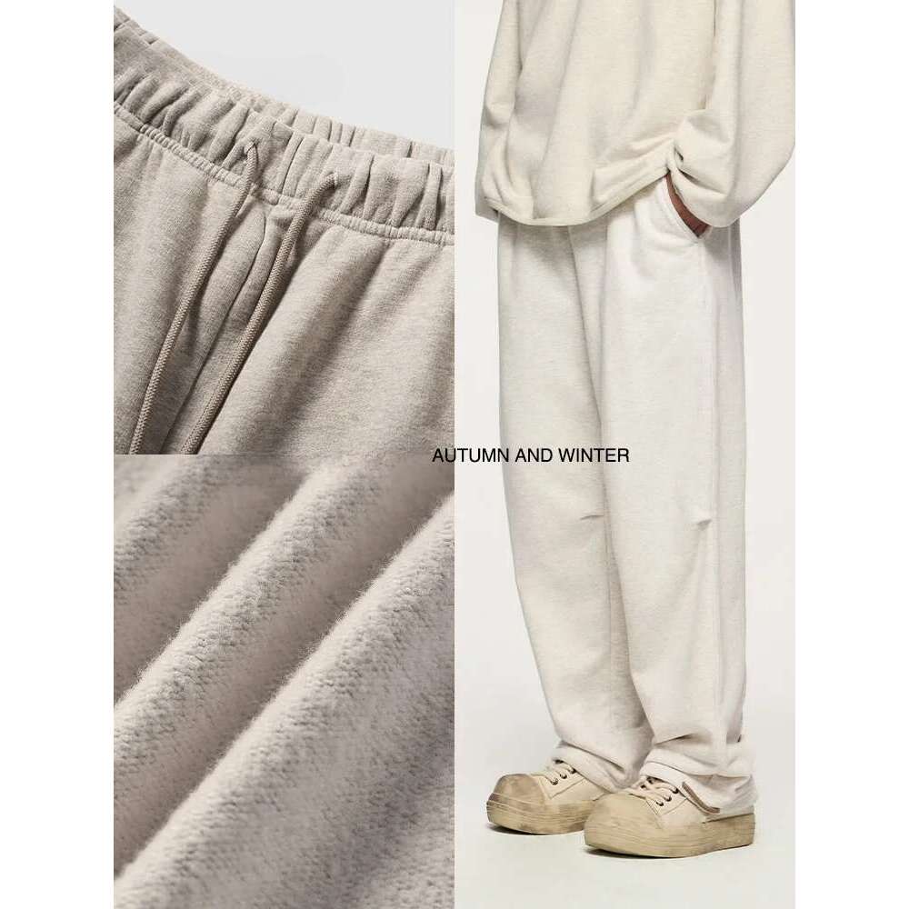 Premium Cozy Sweatpant Unisex 365Gsm Minimalist Straight Leg Lounge Track Pants