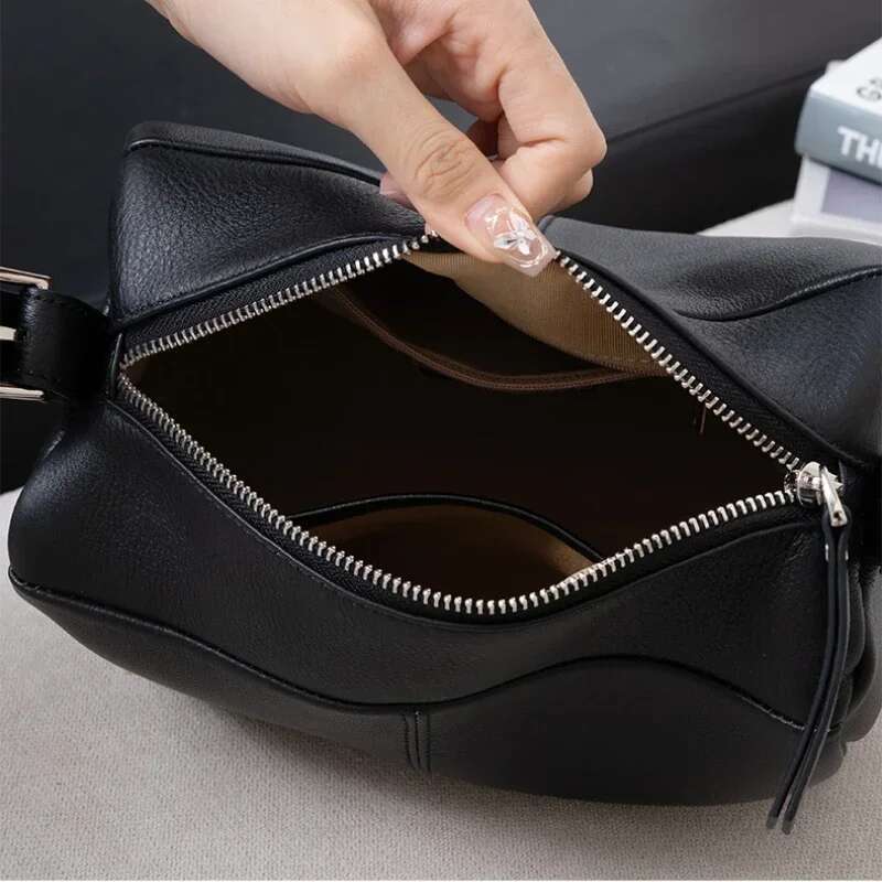 Genuine Leather Women's Shoulder Bag,Quality Messenger Hobo, Versatile Pillow Bag For Ladies' Commuting & Crossbody Use