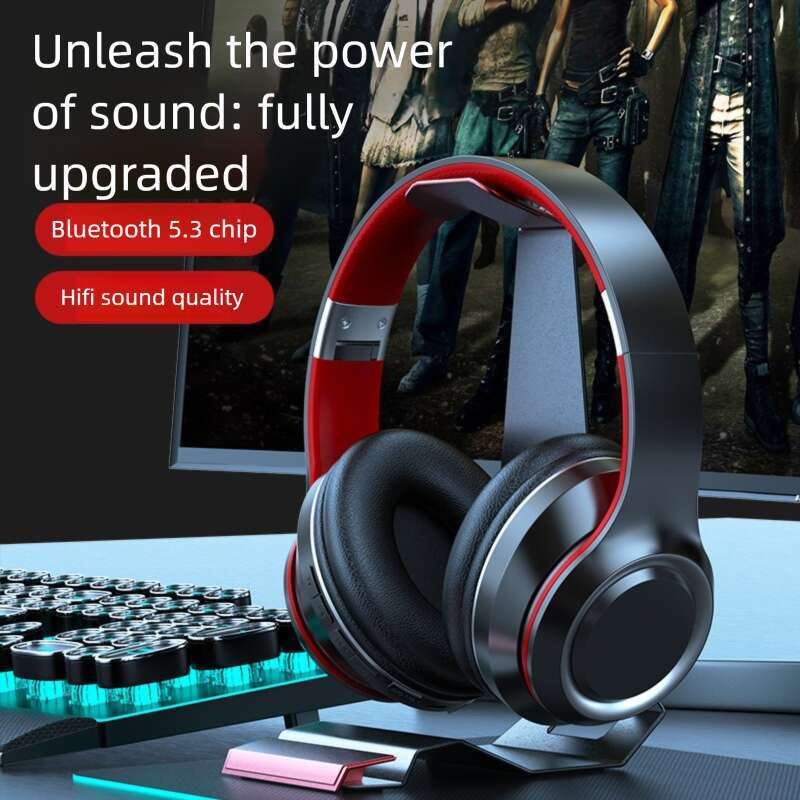 Famous Brand New Over Ear Headphones Long Battery Life Wireless Deep Bass HIFI Sound Quality Bluetooth Earphones