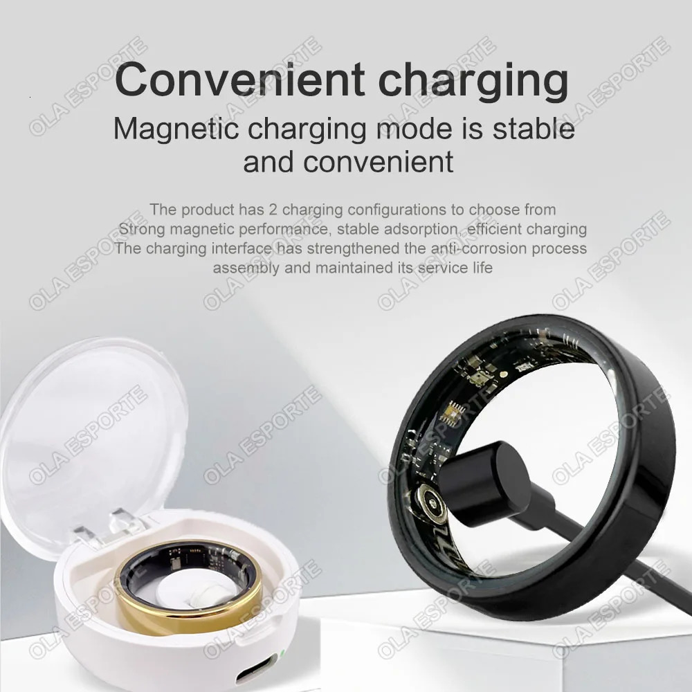 Suitable for Xiaomi smart rings men and women temperature heart rate blood oxygen monitors IP67 3ATM waterproof multi sport mode 250410