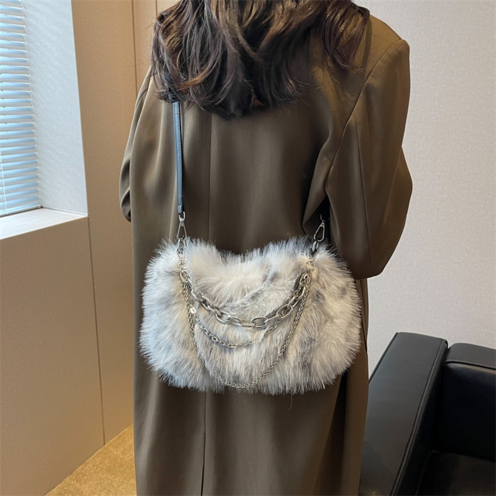 Elegant Casual Tempered Woman Arm Crook Tote Modern Cross Body Design for Everyday Use