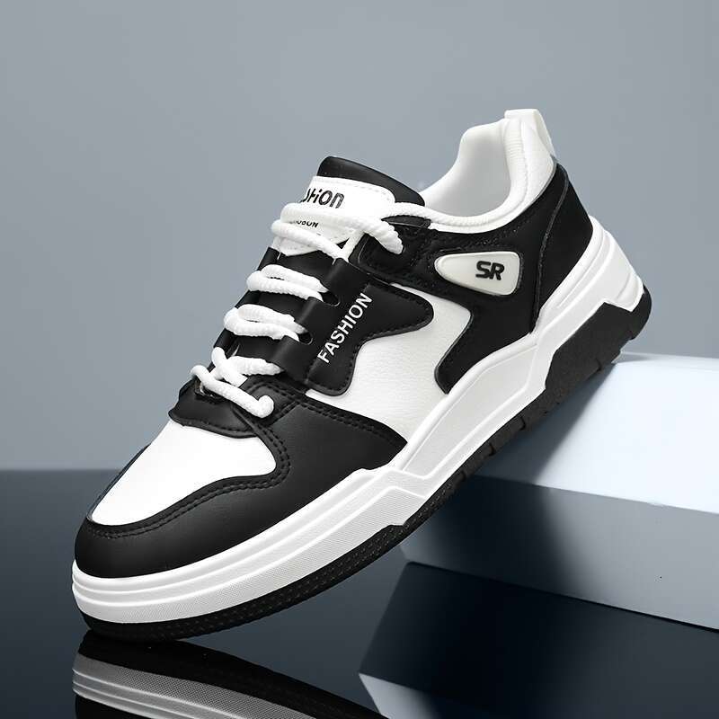 Men's sheos designer fashion Street Style Skateboard Sneakers Comfortable Non Slip Lace Up Casual Thick Sole Sports Shoes high quality