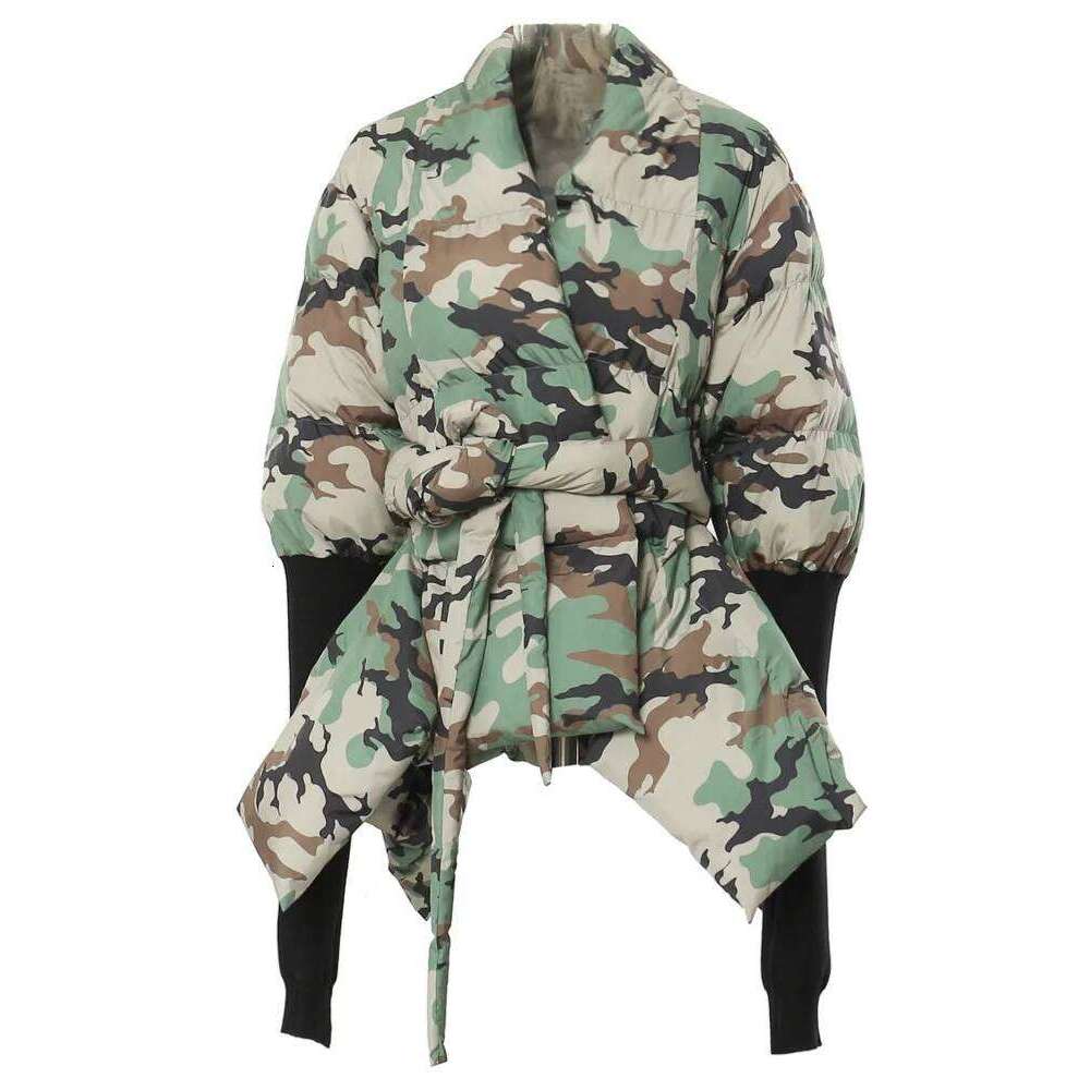 Fashion Women's Cotton-Padded Coat Lapel Loose Zipper Solid Color Thick Warm Parka Jackets Winter New Tide