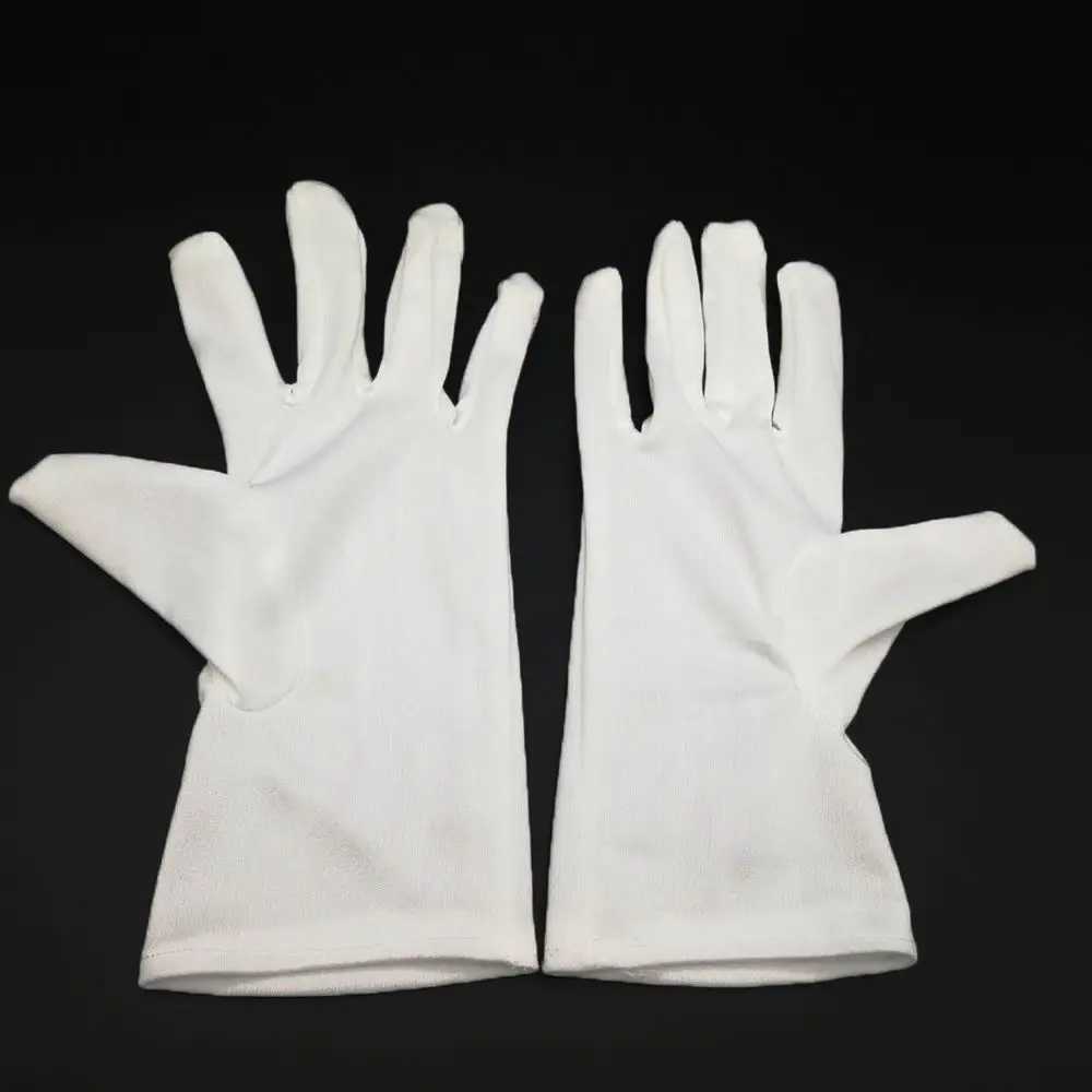 1Pair White Formal Gloves Tuxedo Honor Guard Parade Inspection Collection Serve L251110